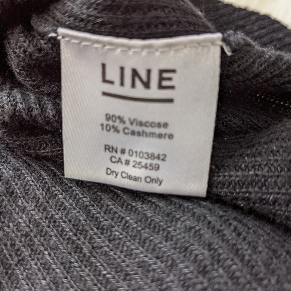 line women's knit long sleeve cashmere sweater - Picture 2 of 5